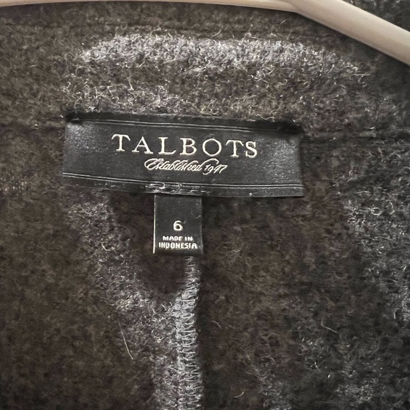 Talbots Wool Blazer size 6 Gray - Picture 2 of 2